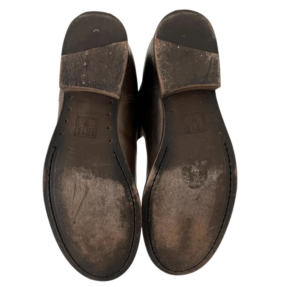 Frye Melissa Button Brown Leather Riding Boots Western Women’s 7 - Picture 9 of 13